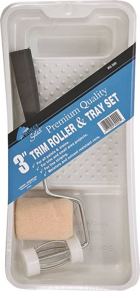Linzer RS300 Roller and Tray Set, Mini Size, Plastic
