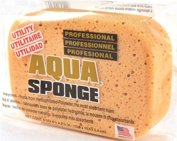 Armaly ProPlus 00009 Utility Sponge, 6-1/4 in L, 4-3/4 in W, 2-1/2 in Thick, Polyester