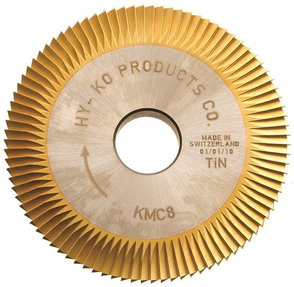 HY-KO Promatic Series KMC8 Key Machine Cutter Blade, HSS, For: Taylor KD1, KD5, KD8, KD9 Key Machines