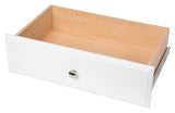 Easy Track RD08 Drawer, Wood, White