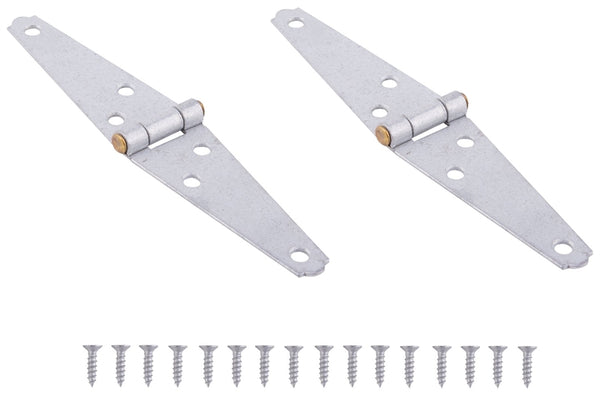 ProSource LSH-G03-C2PS Strap Hinge, 1.2 mm Thick Leaf, Steel, 180 Range of Motion