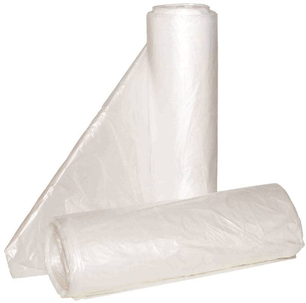 ALUF PLASTICS Hi-Lene HCR-243306C Anti-Microbial Can Liner, 24 x 33 in, 12 to 16 gal Capacity, HDPE, Clear