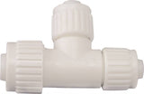 Flair-It PEXLOCK 16825 Reducing Tube Tee, 3/4 x 1/2 x 3/4 in