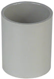 Carlon E940FR-CTN Conduit Coupling, 1 in Socket, 1.21 in ID x 1.625 in OD Dia, 2 in L, PVC, Gray