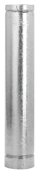 SELKIRK 4RV-2 Type B Gas Vent Pipe, 4 in OD, 2 ft L, Galvanized Steel