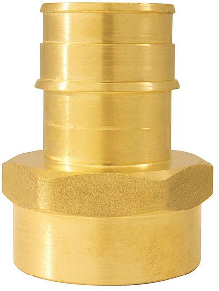 Apollo Valves ExpansionPEX Series EPXFA1 Pipe Adapter, 1 in, Barb x FPT, Brass, 200 psi Pressure