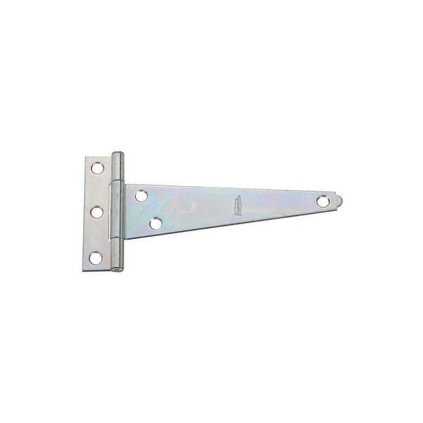 National Hardware N128-702 T-Hinge, 3.16 in W Frame Leaf, 0.89 in H Frame Leaf, Steel, Zinc, Tight Pin, 13 lb