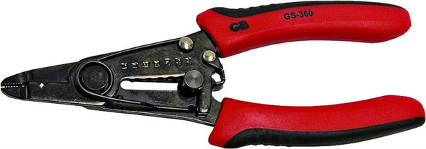 GB GS-360 Wire Stripper, 10 to 20 AWG Wire, 10 to 20 AWG Solid, 12 to 22 AWG Stranded Stripping, 6 in OAL