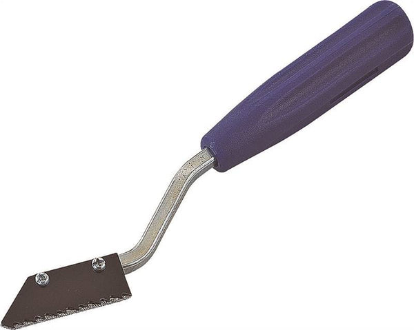 Vulcan 17122-3L Grout Remover Handle, Handle (Plastic), Blade (Steel/Tungsten Carbide), Blue (Handle), Metallic (Blade)