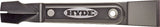 HYDE Black & Silver 02950 Glazing Tool, Slotted V-Shape Blade, HCS, Satin