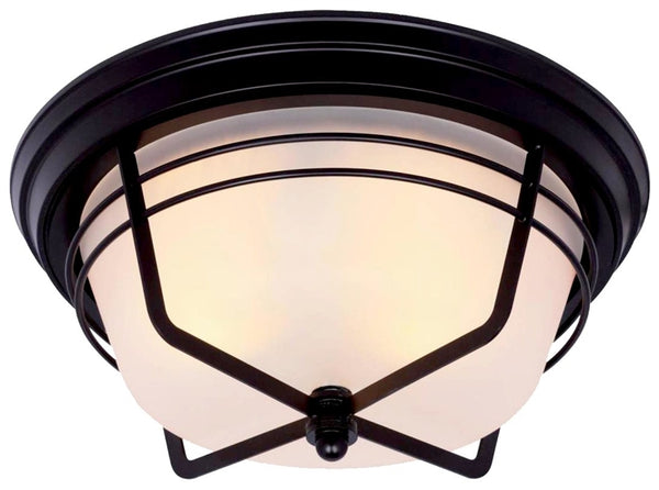 Westinghouse Bonneville Series 6230300 Light Fixture, 120 V, 2-Lamp, Incandescent, LED Lamp, Steel Fixture