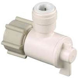 WATTS 3553-0608/P-675 Angle Valve, 1/2 x 1/4 in Connection, NPS x CTS, 250 psi Pressure, Thermoplastic Body