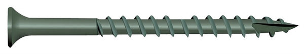 CAMO 0341159 Deck Screw, #9 Thread, 2-1/2 in L, Bugle Head, Star Drive, Type 17 Slash Point, Carbon Steel