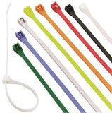 CALTERM 73240 Cable Tie, 6/6 Nylon, Assorted