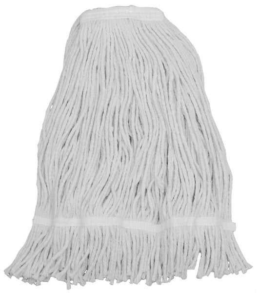 Zephyr ShineUp 15024 Mop Head, 24 oz Headband, Cotton, Natural