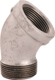 ProSource PPG121-6 Street Pipe Elbow, 1/8 in, Threaded, 45 deg Angle, SCH 40 Schedule, 300 psi Pressure