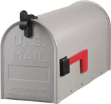 Gibraltar Mailboxes Grayson Series ST100000 Rural Mailbox, 800 cu-in Capacity, Galvanized Steel, Powder-Coated, 7 in W