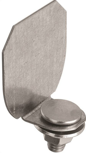 National Hardware N193-839 Round Rail End Cap, Steel, Galvanized