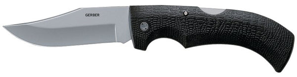 GERBER 46069 Folding Knife, 3.76 in L Blade, 420HC Stainless Steel Blade, Comfort Grip, Tacky Handle, Black Handle