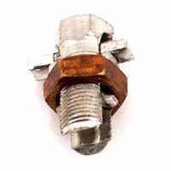 nVent ERICO ESBP2 Split Bolt Connector, #8 to 2 Wire, Silicone Bronze Alloy, Tin-Coated