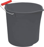 Quickie 2077957 Bucket, 11 qt Capacity, Plastic, Gray