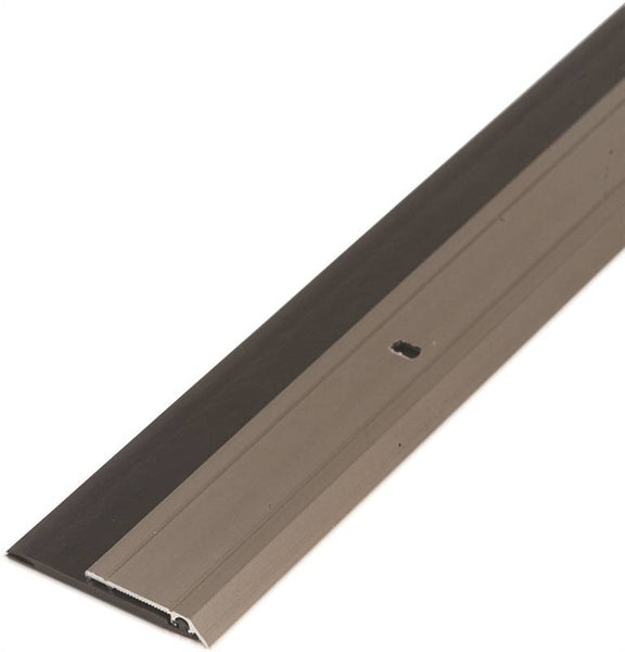 M-D 48996 Door Sweep, 36 in L, 2-3/4 in W, Aluminum Flange, Vinyl Insert
