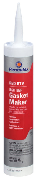 Permatex 81409 Gasket Maker, 11 oz, Paste, Acetic Acid