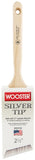 WOOSTER 5221-2-1/2 Paint Brush, 2-1/2 in W, 2-15/16 in L Bristle, Polyester Bristle, Sash Handle