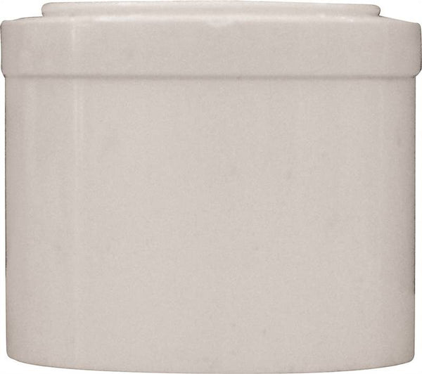 LASCO 449015BC Pipe Plug, 1-1/2 in, Spigot, PVC, White, SCH 40 Schedule