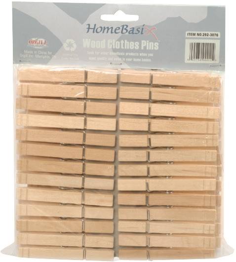 Simple Spaces HEA00050C-S3L Clothespin, 3/8 in W