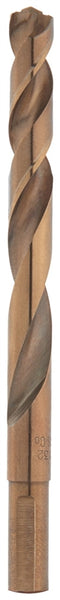 Milwaukee RED HELIX 48-89-2323 Drill Bit, 13/32 in Dia, 5.12 in OAL, 3/8 in Dia Shank, 3-Flat, Reduced Shank