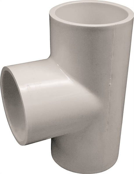 LASCO 401025BC Pipe Tee, 2-1/2 in, Slip, PVC, SCH 40 Schedule