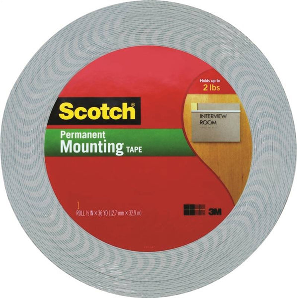 3M 4016-1 Foam Tape, 36 yd L, 1 in W, Off-White