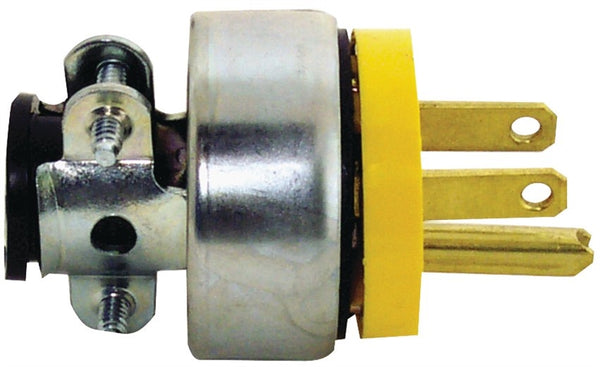 Eaton Wiring Devices WD2867 Electrical Plug, 2 -Pole, 15 A, 125 V, NEMA: NEMA 5-15, Yellow