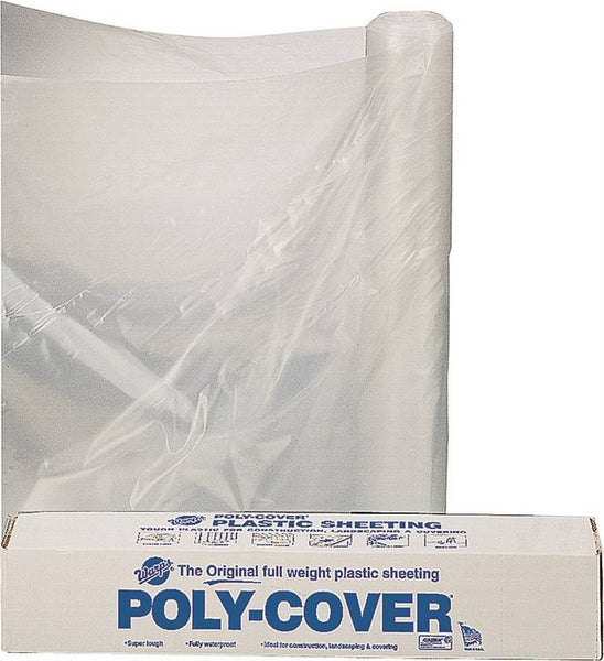 ORGILL POLY 6X14-C Poly Film, 100 ft L, 14 ft W, Clear