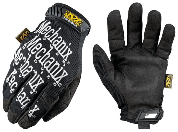 MECHANIX WEAR MG-05-012 Performance, Utility Work Gloves, Men's, 2XL, 12 in L, Keystone Thumb, Hook-and-Loop Cuff, Black