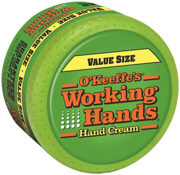 O'KEEFFE'S Working Hands K0680001 Hand Cream, Mild Stearic Acid, 6.8 oz Jar