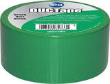 IPG 6720GRN Duct Tape, 20 yd L, 1.88 in W, Polyethylene-Coated Cloth Backing, Green
