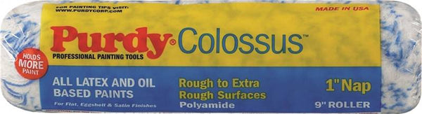 Purdy Colossus 144630095 Single Roller Cover, Latex and Oil-Based Paints and Primers Paint, 1 in Thick Nap