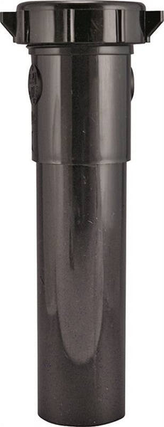 Plumb Pak PP55-12B Pipe Extension Tube, 1-1/2 in, 12 in L, Plastic, Black