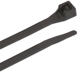 GB 45-308UVB Cable Tie, Double-Lock Locking, 6/6 Nylon, Black