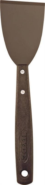 HYDE 12050 Chisel Scraper, 3 in W Blade, Stiff Blade, Carbon Steel Blade, Polypropylene Handle, Long Handle