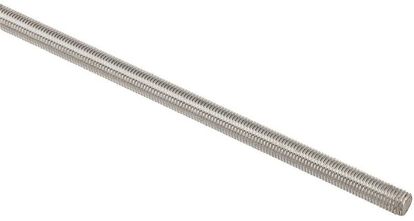 Stanley Hardware 4002BC Series N218-222 Threaded Rod, 5/16-18 in Thread, 36 in L, Coarse Grade, Stainless Steel