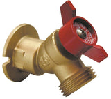 B & K 108-053HN Sillcock Valve, 1/2 x 3/4 in Connection, FPT x Male Hose, 125 psi Pressure, Brass Body