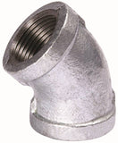 B & K 510-210BC Pipe Elbow, 3 in, Threaded, 45 deg Angle