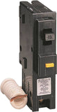 Square D Homeline HOM115GFICP Circuit Breaker, Mini, 15 A, 1 -Pole, 120 V, Fixed Trip, Plug Mounting, Black