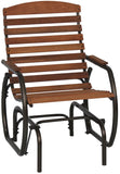 Seasonal Trends CG41Z Country Garden Glider, 29-1/2 in W, 24-1/2 in D, 37 in H, 250 lb Seating, Bronze Frame
