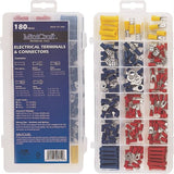 ProSource CP-1803L Electrical Terminals and Connectors Repair Kit, Plastic, 180 -Piece