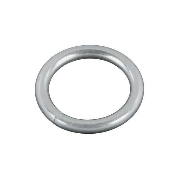 National Hardware 3155BC Series N223-123 Welded Ring, 195 lb Working Load, 1 in ID Dia Ring, #7 Chain, Steel, Zinc
