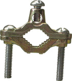 Halex 36010 Ground Clamp, 10 to 2 AWG Wire, Bronze